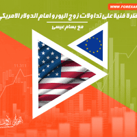 نظرة فنية على تداولات زوج اليورو أمام الدولار