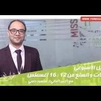 التحليل الأسبوعي للعملات 12-16 أغسطس