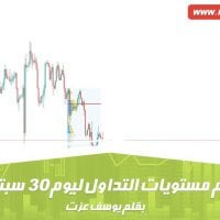 أهم مستويات التداول ليوم 30 سبتمبر