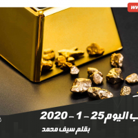 سعر الذهب اليوم 25-1-2020