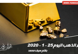 سعر الذهب اليوم 25-1-2020