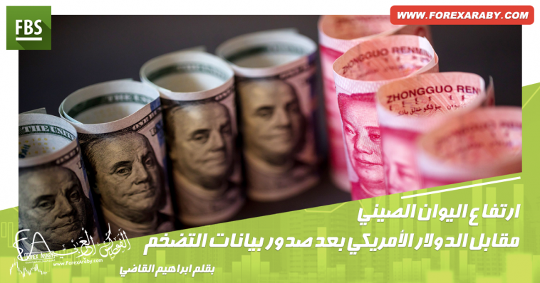 ارتفاع اليوان الصيني مقابل الدولار الأمريكي بعد صدور بيانات التضخم