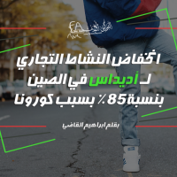 انخفاض النشاط التجاري لـ أديداس في الصين بنسبة 85 ٪ بسبب كورونا