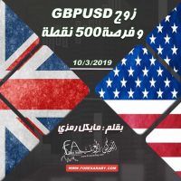 الباوند مقابل الدولار GBP/USD و فرصة ٥٠٠ نقطة