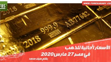 الأسعار الحالية للذهب في مصر