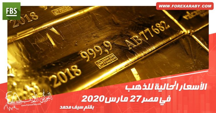 الأسعار الحالية للذهب في مصر