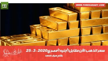 الذهب الآن مقابل الجنيه المصري