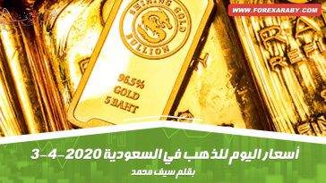 أسعار اليوم للذهب في السعودية 3-4-2020