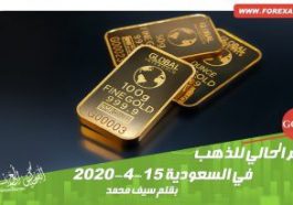 السعر الحالي للذهب في السعودية 15-4-2020