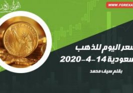 سعر اليوم للذهب في السعودية 14-4-2020