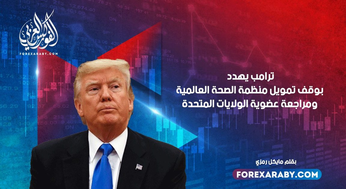 ترامب يهدد بوقف تمويل منظمة الصحة العالمية ومراجعة عضوية الولايات المتحدة