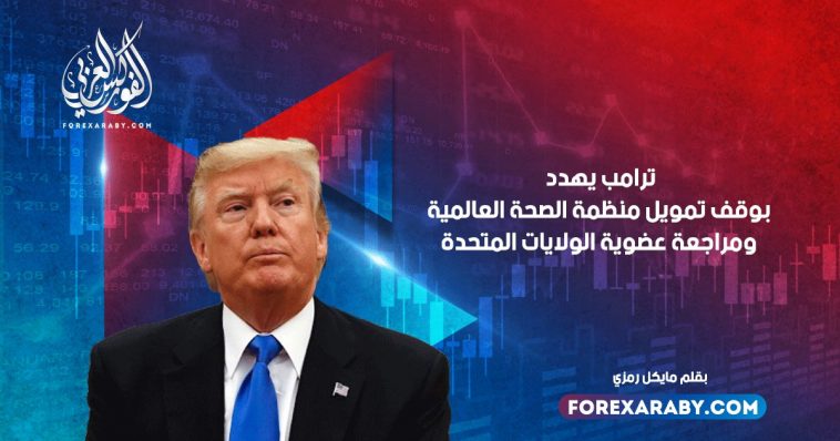 ترامب يهدد بوقف تمويل منظمة الصحة العالمية ومراجعة عضوية الولايات المتحدة