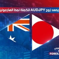 هل يصعد AUDJPY لتكملة نمط الهارمونيك ؟