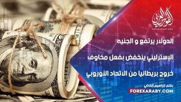 الدولار يرتفع و الجنيه الإسترليني ينخفض بفعل مخاوف خروج بريطانيا من الاتحاد الأوروبي