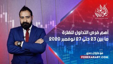 أهم فرص التداول للفترة ما بين 23 حتى 27 نوفمبر 2020