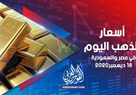 أسعار الذهب في مصر والسعودية 18 ديسمبر 2020