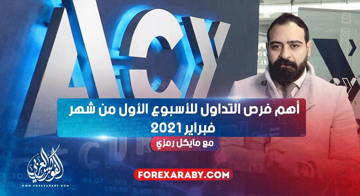 أهم فرص التداول للأسبوع الأول من شهر فبراير ٢٠٢١