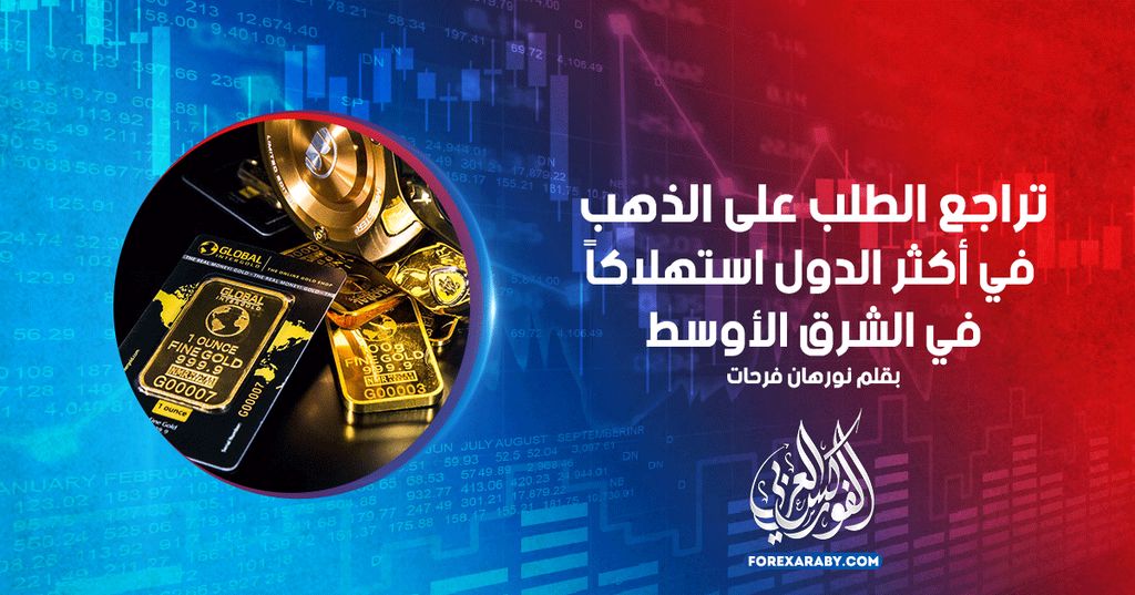 تراجع الطلب على الذهب في أكثر الدول استهلاكاً في الشرق الأوسط