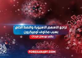 تراجع الأسهم الآسيوية والنفط الخام بسبب مخاوف أوميكرون