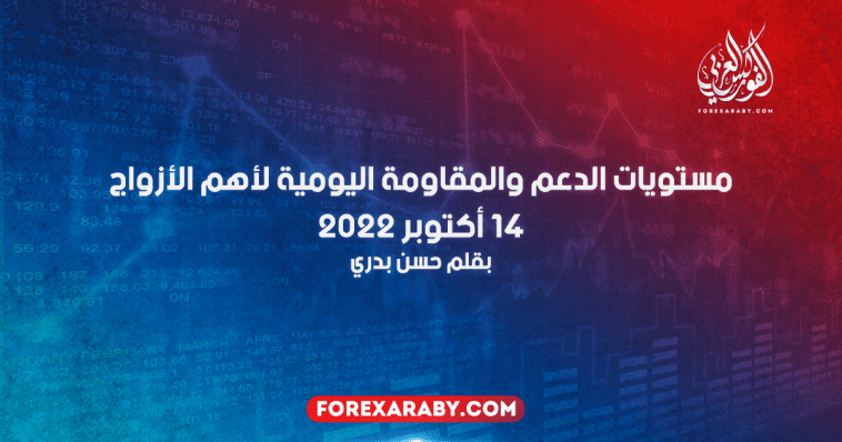 مستويات الدعم و المقاومة اليومية لأهم الأزواج | 14 أكتوبر 2022