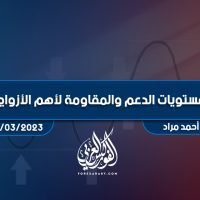 مستويات الدعم و المقاومة اليومية لأهم الأزواج | 6 مارس 2023