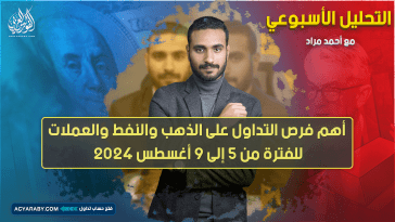 التحليل الأسبوعي وأهم فرص التداول للفترة من 5 إلى 9 أغسطس 2024