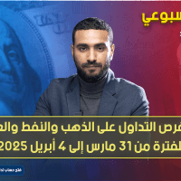 التحليل الأسبوعي وأهم فرص التداول للفترة من 31 مارس إلى 4 ابريل 2025