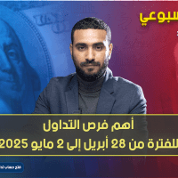 التحليل الأسبوعي وأهم فرص التداول للفترة من 25 ابريل إلى 2 مايو 2025