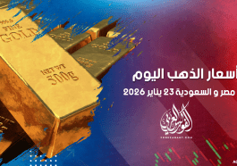 أسعار الذهب في مصر والسعودية 23 يناير 2026