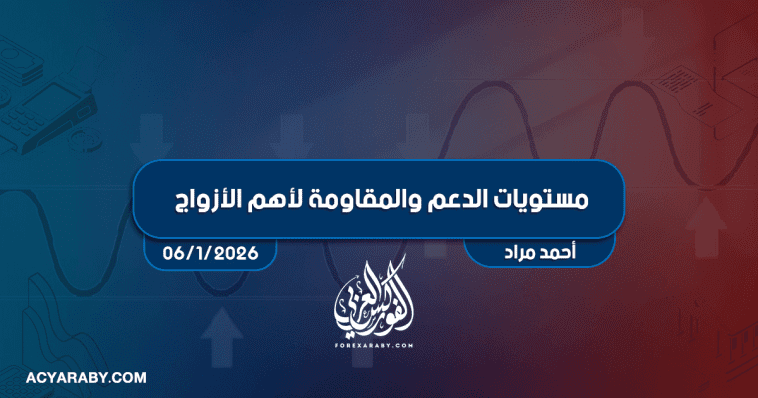 مستويات الدعم و المقاومة اليومية لأهم الأزواج | 6 يناير 2025