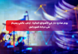 يوم هادئ حذر في الأسواق المالية : ترقب عالمي يسيطر على حركة الفوركس