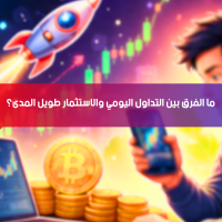 ما الفرق بين التداول اليومي والاستثمار طويل المدى؟