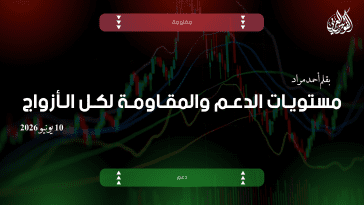 مستويات الدعم و المقاومة اليومية لأهم الأزواج | 10 يونيو 2026
