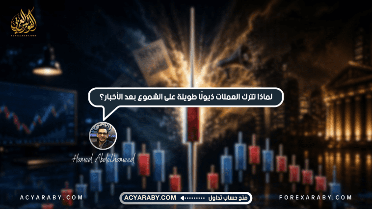 لماذا تترك العملات "ذيولًا" طويلة على الشموع بعد الأخبار؟