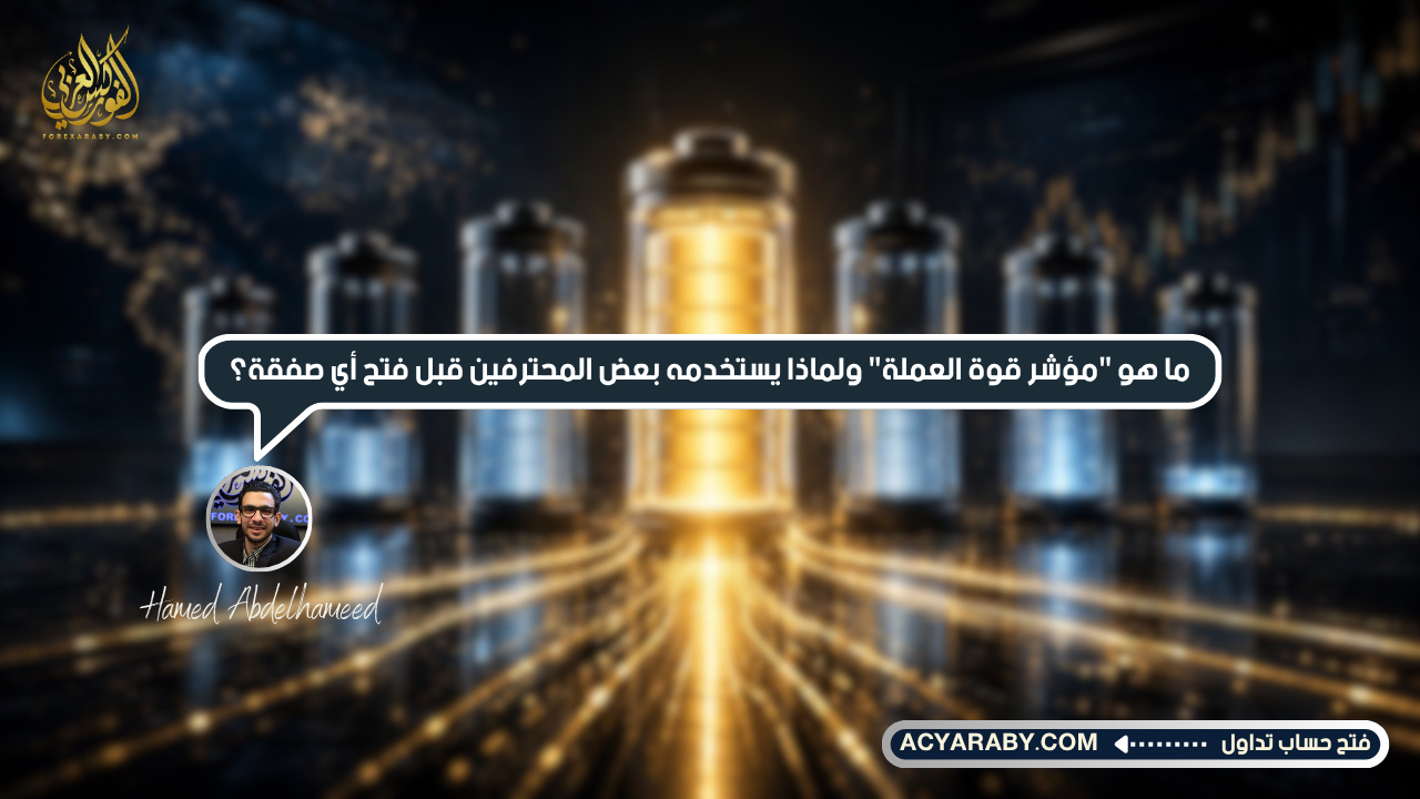 ما هو "مؤشر قوة العملة" ولماذا يستخدمه بعض المحترفين قبل فتح أي صفقة؟