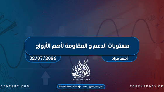 مستويات الدعم و المقاومة اليومية لأهم الأزواج | 2 يوليو 2026