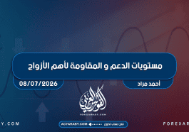مستويات الدعم و المقاومة اليومية لأهم الأزواج | 8 يوليو 2026