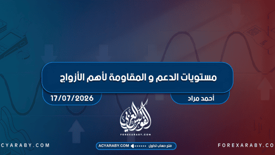 مستويات الدعم و المقاومة اليومية لأهم الأزواج | 17 يوليو 2026