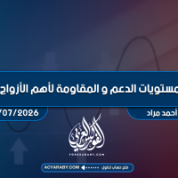 مستويات الدعم و المقاومة اليومية لأهم الأزواج | 31 يوليو 2026