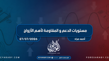 مستويات الدعم و المقاومة اليومية لأهم الأزواج | 27 يوليو 2026