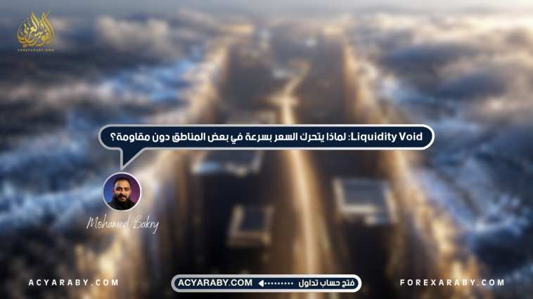 Liquidity Void: لماذا يتحرك السعر بسرعة في بعض المناطق دون مقاومة؟