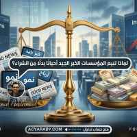 لماذا تبيع المؤسسات الخبر الجيد أحيانًا بدلًا من الشراء؟