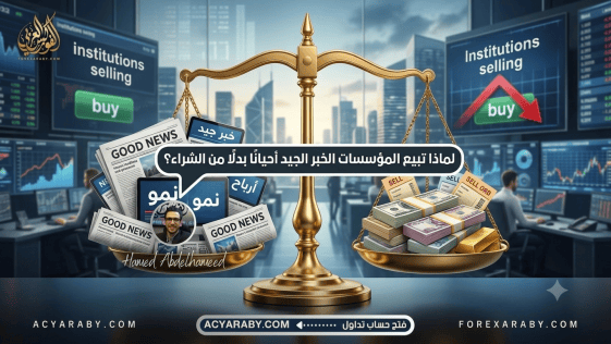 لماذا تبيع المؤسسات الخبر الجيد أحيانًا بدلًا من الشراء؟