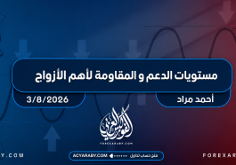 مستويات الدعم و المقاومة اليومية لأهم الأزواج | 3 أغسطس 2026