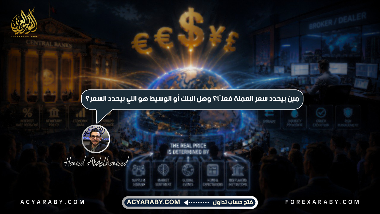 مين بيحدد سعر العملة فعلًا؟ وهل البنك أو الوسيط هو اللي بيحدد السعر؟
