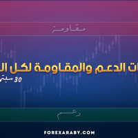 مستويات الدعم و المقاومة اليومية لأهم الأزواج | 30 سبتمبر 2026