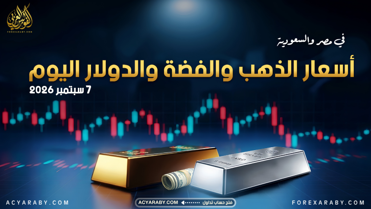 أسعار الذهب والدولار والفضة في مصر والسعودية | 7 سبتمبر 2026