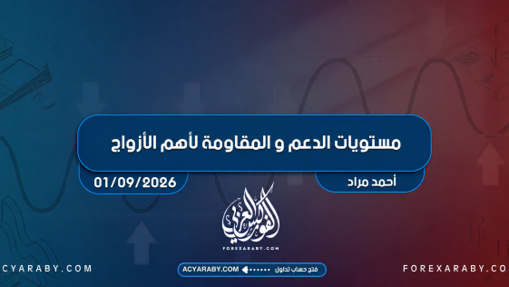 مستويات الدعم و المقاومة اليومية لأهم الأزواج | 1 سبتمبر 2026
