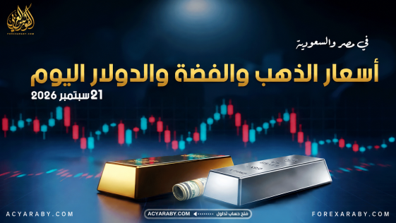 أسعار الذهب والدولار والفضة في مصر والسعودية |21 سبتمبر 2026